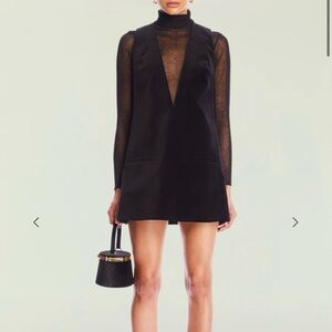 Seroya NYC Maxine Velvet Mini Dress Small